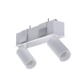 Lampa podtynkowa 2-punktowa MONO DEEP biały