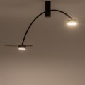 Lampa sufitowa 2-punktowa HEFT czarny/sklejka