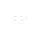 Plafon LID ROUND LED 25W 3000K biały