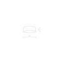 Plafon LID ROUND LED 15W 4000K czarny