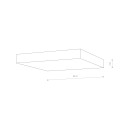 Plafon LID SQUARE LED 50W 4000K biały