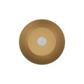 Lampa wisząca nowoczesna HEMISPHERE SUPER S biały/satynowy złoty