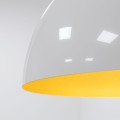 Lampa wisząca nowoczesna HEMISPHERE SUPER S biały/satynowy złoty