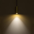Lampa wisząca FOURTY S mosiądz