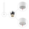 Lampa wisząca FOURTY M biały