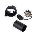 NEX BLACK 2XGU10 LAMPA SUFITOWA PODTYNKOWA