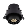 NEX BLACK 2XGU10 LAMPA SUFITOWA PODTYNKOWA