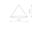 TOWER BLACK LAMPA WISZACA 1XE27