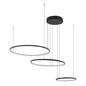 Lampa wisząca CIRCOLO LED III 4000K czarny