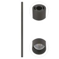 Lampa punktowa natynkowa FOURTY XL szary