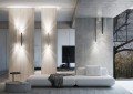 Lampa punktowa natynkowa FOURTY XL szary