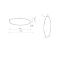 VOX 3 X GU10 / G9 LAMPA SUFITOWA PODTYNKOWA