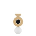 Lampa wisząca DROPS WOOD B naturalne drewno