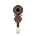 Lampa wisząca DROPS WOOD C ciemne drewno