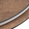 Kinkiet RING TIMBER LED XXL ciemne drewno