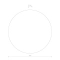 Kinkiet RING TIMBER LED XXL ciemne drewno