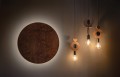 Kinkiet RING TIMBER LED XXL ciemne drewno