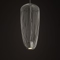 Lampa wisząca nowoczesna PUMPKIN S szary