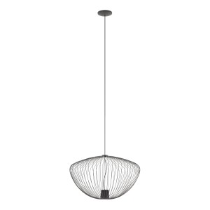 Lampa wisząca nowoczesna PUMPKIN M szary 