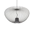 Lampa wisząca nowoczesna PUMPKIN M szary 