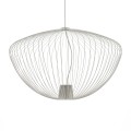 Lampa wisząca nowoczesna PUMPKIN L szary 