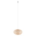 Lampa wisząca RATTAN S naturalne drewno