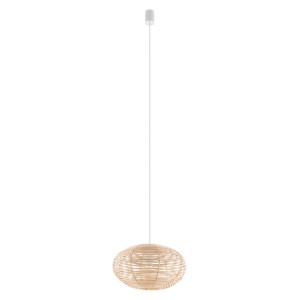 Lampa wisząca RATTAN S naturalne drewno