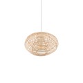 Lampa wisząca RATTAN S naturalne drewno