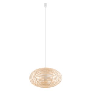 Lampa wisząca RATTAN M naturalne drewno