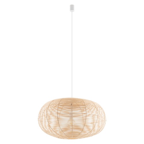Lampa wisząca RATTAN L naturalne drewno 