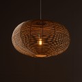 Lampa wisząca RATTAN L naturalne drewno 