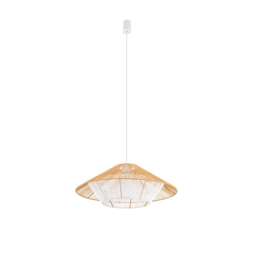 Lampa wisząca JAPANDI M naturalne drewno 