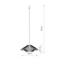 Lampa wisząca JAPANDI M naturalne drewno 