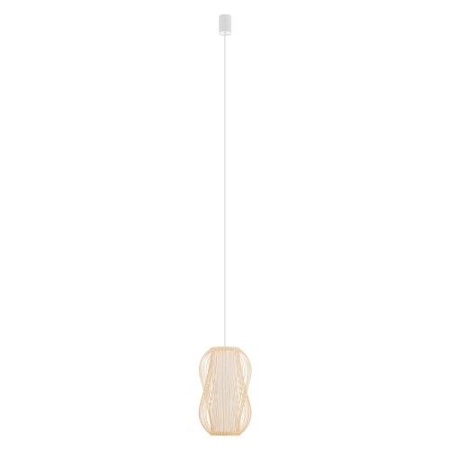 Lampa wisząca PUKET S naturalne drewno