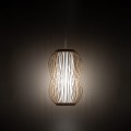 Lampa wisząca PUKET S naturalne drewno