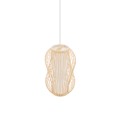 Lampa wisząca PUKET S naturalne drewno