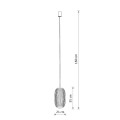 Lampa wisząca PUKET S naturalne drewno