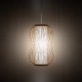 Lampa wisząca PUKET M naturalne drewno 