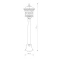 Lampa stojąca zewnętrzna TAY