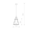 Lampa wisząca loftowa WORKSHOP B