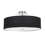Lampa sufitowa abażur VIVIANE czarny