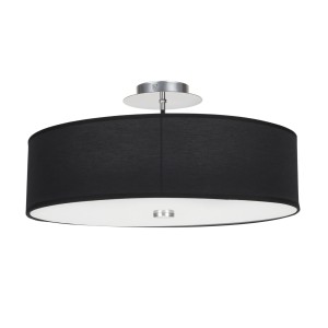Lampa sufitowa abażur VIVIANE czarny