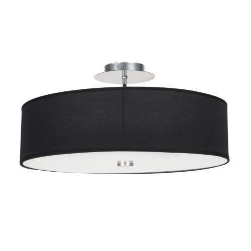 Lampa sufitowa abażur VIVIANE czarny