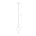 Lampa wisząca SILICONE czarny