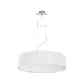 Lampa wisząca abażur VIVIANE biały