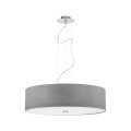 Lampa wisząca abażur VIVIANE szary