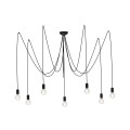 Lampa wisząca SPIDER VII czarny