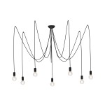 Lampa wisząca SPIDER VII czarny