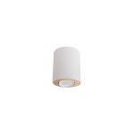 Lampa punktowa natynkowa SET biały/złoty