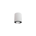 Lampa punktowa natynkowa SET biały/czarny